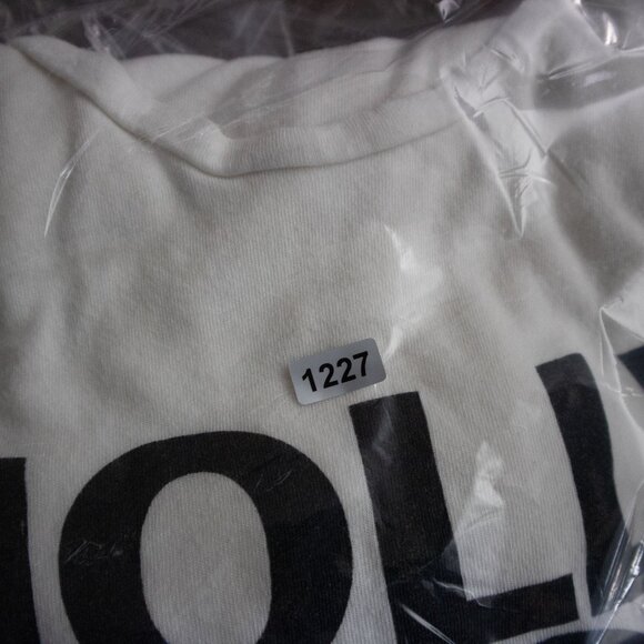 Hollywood Vintage Crop Top Wide Womens Spellout Large - Picture 8 of 8